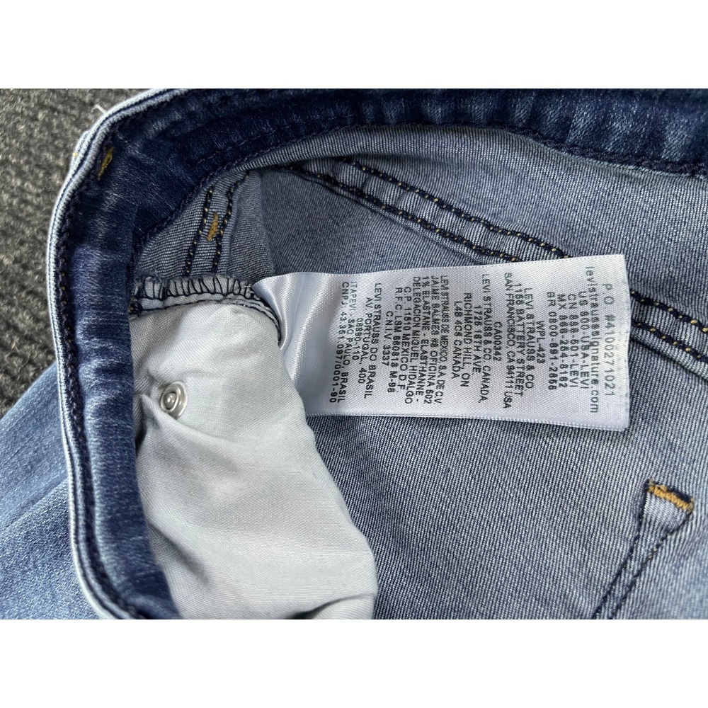Denizen from Levis Modern Skinny Jeans Blue Medium Wash Denim Womens 12 Regular - Picture 6 of 9